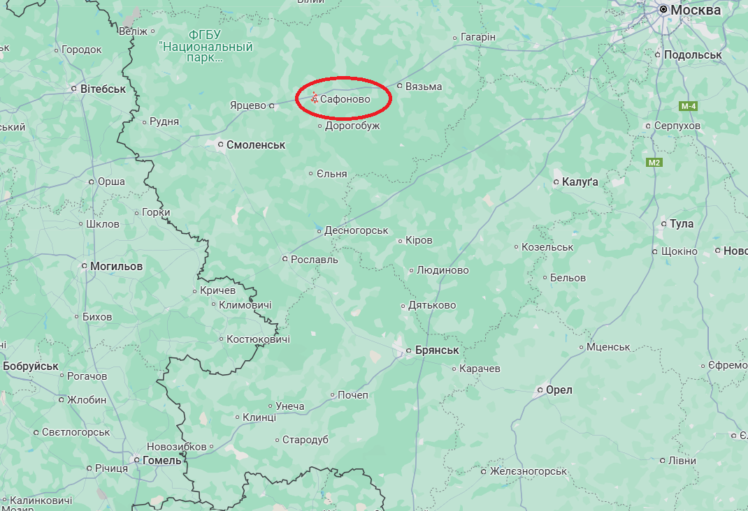 У Смоленській області заявили про атаку дронів цієї ночі, в мережі назвали ймовірну ціль